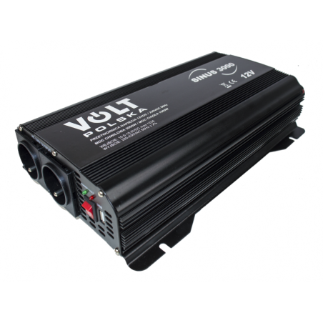 Przetwornica napięcia VOLT  12V / 230V - SINUS 3000