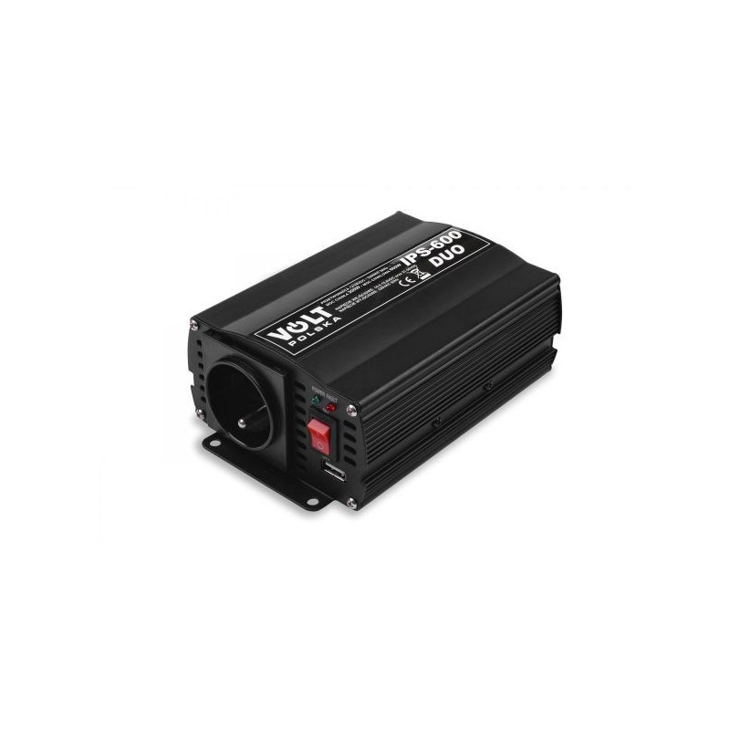Przetwornica napięcia VOLT 12/24V / 230V - IPS 600 DUO Przetwornica napięcia VOLT 12/24V / 230V - IPS 600 DUO