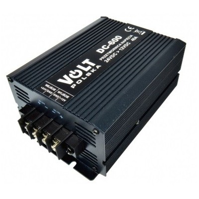 Przetwornica napięcia VOLT  24V / 12V - DC 600