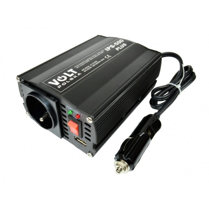 Przetwornica napięcia VOLT 24V / 230V - IPS 500 PLUS Przetwornica napięcia VOLT 24V / 230V - IPS 500 PLUS